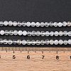 Natural Quartz Crystal Beads Strands G-RM2025-A13-3mm-5