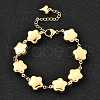 304 Stainless Steel Link Bracelets for Women BJEW-P354-02A-G-1
