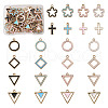 Alloy Enamel Pendants ENAM-TA0002-05G-14