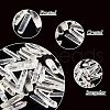 Olycraft Natural Quartz Crystal Pointed Beads G-OC0001-58-5