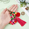 Bohemian Polyester Pendant Decorations HJEW-WH20010-01B-3