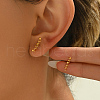 Stylish Vintage Spring Screw Stainless Steel Stud Earrings UA8813-1