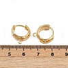 Brass Hoop Earring Findings KK-P310-34G-3