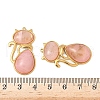 304 Stainless Steel Resin Pendants STAS-V015-59G-01-3