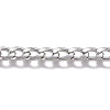 Tarnish Resistant 201 Stainless Steel Chain CHS-G017-11P-1.0mm-1