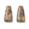 Natural Leopard Skin Jasper Pendants G-E596-01A-2