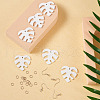  DIY Monstera Leaf Dangle Earring Making Kits DIY-TA0008-38-7