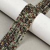 Natural African Bloodstone Beads Strands G-S388-A02-1x2mm-1