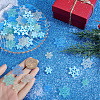 SUNNYCLUE 80Pcs 8 Styles Christmas Translucent Resin Cabochons RESI-SC0003-40-3