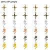 30Pcs 6 Styles Tibetan Style Alloy Pendants FIND-YW0005-08-2