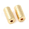 Rack Plating Alloy Beads PALLOY-D023-33G-2