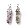 Natural Peace Jade Pendants G-M378-01P-A14-2