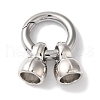 Ring Rack Plating Brass Spring Gate Rings KK-A225-05A-P-1