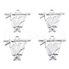 Non-Tarnish 201 Stainless Steel Pendants STAS-N098-266P-2