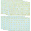 Olycraft 8Pcs 2 Styles Brass Self-Adhesive Picture Stickers STIC-OC0001-02-1