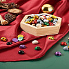 Craftdady 200Pcs Schima Wood Cabochons WOOD-CD0001-25-18