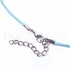 Waxed Cord Necklace Making X-NCOR-T001-M-3