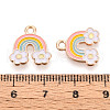 Alloy Enamel Charms ENAM-T022-26-3