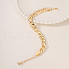 Elegant Iron Figaro Chain Anklets for Women CU3269-4