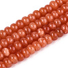 Dyed Natural White Jade Beads Strands G-T139-59A-06-4