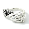 Dragon Alloy Open Cuff Rings RJEW-K275-36AS-2