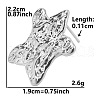 Non-Tarnish Stylish Irregular Star 304 Stainless Steel Stud Earrings for Women YH2174-3-1