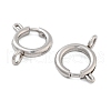 Non-Tarnish 304 Stainless Steel Spring Ring Clasps STAS-E104-09E-P-2