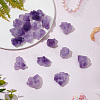 Raw Rough Natural Amethyst Beads G-WH0016-35-5