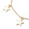 3Pcs 3 Styles Brass Cable Chains Link Charm Bracelets for Women BJEW-JB11392-4