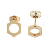 PVD Vacuum Plating 304 Stainless Steel Stud Earrings for Women EJEW-A048-08G-2