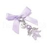 Angel Glass Pearl Beads & Acrylic Pendant Decorations HJEW-JM03184-01-5