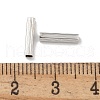 Brass Tube Beads KK-B120-06P-3