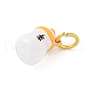 Alloy Enamel Pendants PALLOY-S050-03G-2