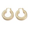 Brass Hoop Earrings EJEW-P264-A14-G-1
