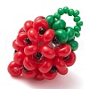Seed Beads Beaded Charms PALLOY-MZ00331-02-3