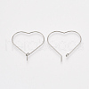 304 Stainless Steel Hoop Earring Findings STAS-T045-49A-2