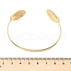 Shell Shape 304 Stainless Steel Cuff Bangles for Women BJEW-S171-01B-G-3