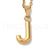 PVD Vacuum Plating 201 Stainless Steel Necklaces NJEW-H033-01G-J-1