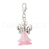 Angel Acrylic & Shell Pearl Pendant Decoration HJEW-TA00275-4