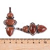 Synthetic Goldstone Pendants G-Q158-04-11-3
