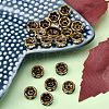 Brass Rhinestone Spacer Beads X-RB-A014-Z8mm-01AB-NF-2