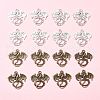 30Pcs 2 Colors Tibetan Style Alloy Pendants TIBEP-FS0001-17-9