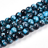 Baking Painted Glass Beads Strands DGLA-N003-6mm-A08-1