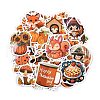 50Pcs Thanksgiving Day Cartoon Paper Self-Adhesive Picture Stickers STIC-C010-04-1