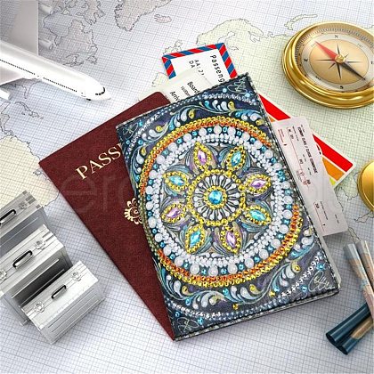 DIY Diamond Painting Passport Cover Kits DIAM-PW0010-39C-1