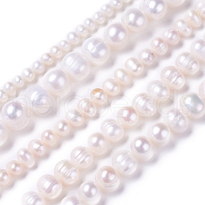 Natural Cultured Freshwater Pearl Beads Strands PEAR-L021-17A-01A-1