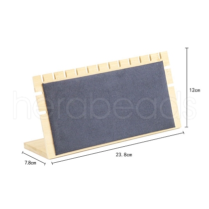 Microfiber Necklaces Display Rack PW-WG78091-06-1