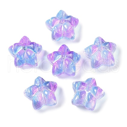 Transparent Spray Paint Glass Beads X1-GLAA-H035-02K-1