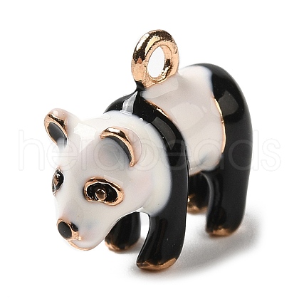 Alloy Enamel Animal Charms ENAM-B059-03B-1