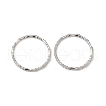 Non-Tarnish 304 Stainless Steel Finger Ring RJEW-I101-03B-P-1